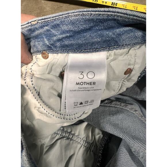 Mother The Looker Crop Independent Studies Women's Jeans Size 30 X 26 - Picture 8 of 16